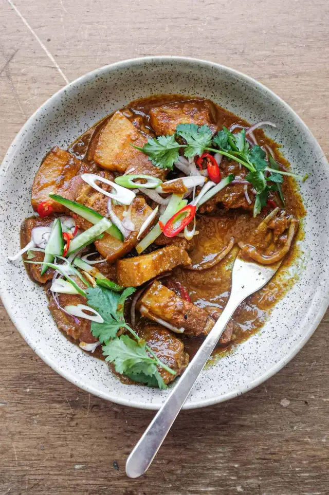 Gaeng Hang Lay (Northern Pork Belly Curry)